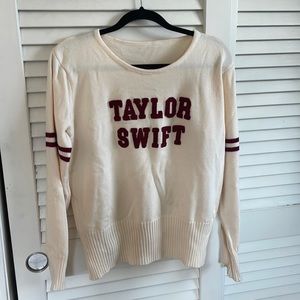 Taylor swift red merch sweater